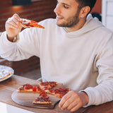 Pizza Stone for Oven and Grill Set - 5PCS Pizza Making Accessories Kit with 15 inch Stones, Peel, Cutter and Dough Tool - Large Rectangular Baking Oven Stones - Baking Stone for Bread Ritual Life