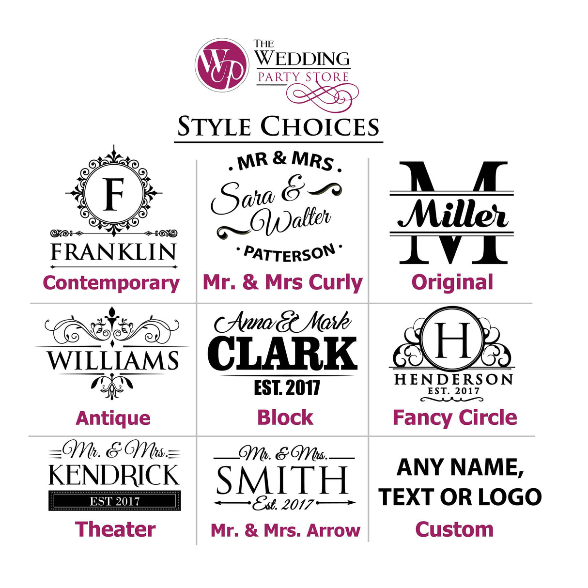 Custom Personalized Walnut Wooden Cutting Board - Wedding Anniversary for Couples - Engraved and Monogrammed (SMALL - 9" x 6") The Wedding Party Store