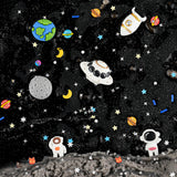 LAWOHO 6 Pack Galaxy Slime Kit for Kids- Cloud, Butter & Clear Slimes with Space Add-ins, 360ml Black Slime for Boys Girls, Kids Slime Kits for Easter Christmas Halloween Birthday, Space Party Favors LAWOHO