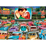 RoseArt - Back to The Past - Drive in Date Night - 1000 Piece Jigsaw Puzzle for Adults RoseArt