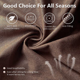 molasofa Recliner Sofa Covers - Leather Like Recliner Sofa 3 Seater Recliner Couch Covers for 3 Cushion Couch 8 Pieces Washable Stretch Reclining Sofa Slipcovers (Brown) molasofa