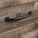 Sauder Carson Forge Pedestal Desk, L: 53.19" x W: 22.64" x H: 29.80", Soft White Finish Sauder