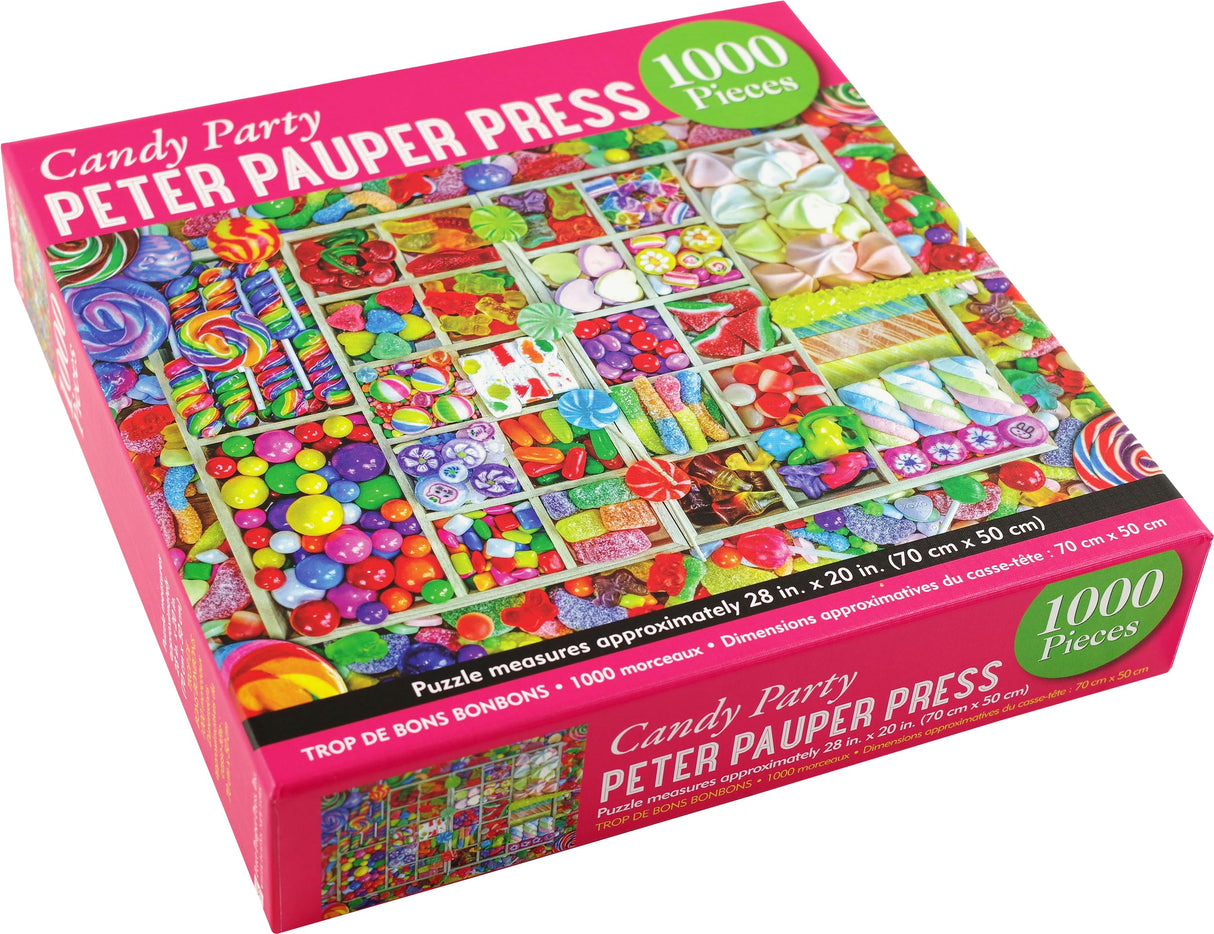 PETER PAUPER PRESS Candy Party 1000 Piece Jigsaw Puzzle PETER PAUPER PRESS
