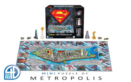 4D Cityscape Superman Mini Metropolis 3D Time Puzzle 4D Cityscape