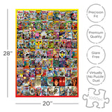 AQUARIUS Marvel X-Men Covers 1000 Piece Jigsaw Puzzle (1000 Piece Jigsaw Puzzle) - Glare Free - Precision Fit - Officially Licensed Marvel Merchandise & Collectibles - 20x28 Inches AQUARIUS