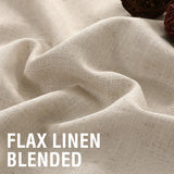 H.VERSAILTEX Linen Curtains 84 Inch Length for Living Room 2 Panel Set Neutral Modern Farmhouse Window Privacy Light Filtering Drapes for Farmhouse Window Treatment Curtains, 52 x 84 - Linen H.VERSAILTEX