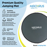 Upper Bounce Machrus Trampoline Replacement Mat 7.5FT 8FT 10FT 11FT 12FT 13FT 14FT 15FT 16FT with V-Rings - UV & Water Resistant (84 V-Rings for 7" Springs, 13 ft) Upper Bounce