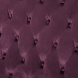 Christopher Knight Home GDFStudio Leona Modern Glam Tufted Velvet Wingback Loveseat, Raisin and Dark Brown GDFStudio