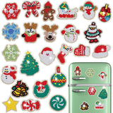 ZYNERY 24 Pcs Diamond Painting Magnets, Diamond Art Magnets, Mini Diamond Painting Kits, Refrigerator Magnets, 5D Diamond Painting Kits for Adults DIY Crafts Home Decor Gift (Christmas Theme) ZYNERY