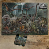 AQUARIUS Jurassic World Size Chart 3000pc Puzzle (3000 Piece Jigsaw Puzzle) - Glare Free - Precision Fit - Officially Licensed Jurassic World Merchandise & Collectibles - 42x35 Inches AQUARIUS