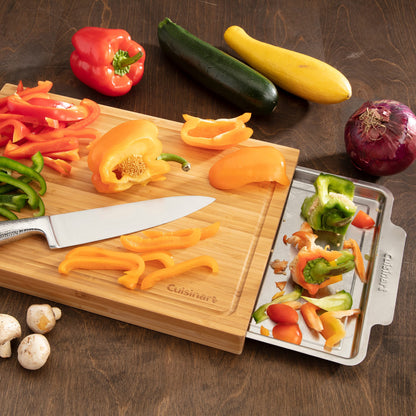 Cuisinart CPK-4884 Bamboo Cutting Board with Hidden Tray