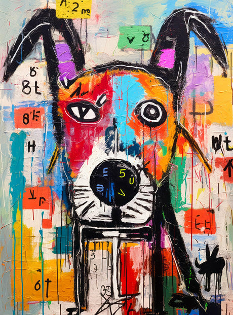 Cross & Glory - Geometric Dog Dreamscape - 1000 Piece Jigsaw Puzzle for Adults | Abstract Art | Satin Finish | Vivid Colors | Modern Home Decor | Educational Brain Game Cross & Glory