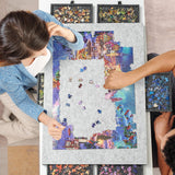 Lavievert 2-in-1 Reversible Puzzle Board with 6 Drawers & Cover Mat, Lightweight Double-Sided Felt Puzzle Plateau for Adults & Kids, Portable Jigsaw Puzzle Table for Games Up to 1500 Pieces LAVIEVERT
