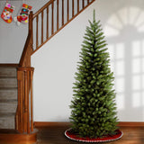 National Tree Company Artificial Slim Christmas Tree, Green, Kingswood Fir, Includes Stand, 6 Feet National Tree Company