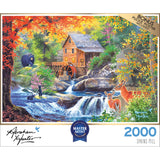 RoseArt - Abraham Hunter - Spring Mill - 2000 Piece Jigsaw Puzzle for Adults RoseArt