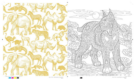 Animal Kingdom Coloring Book: Color Nature's Most Remarkable Creatures - Over 100 Pages to Color! (Chartwell Coloring Books) WoodArtSupply
