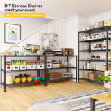 REIBII 75''H Storage Shelves Metal Shelving Unit, 6 Tier Wire Shelving for Pantry Shelves Adjustable 1200LBS Garage Shelving Heavy Duty Storage Rack for Kitchen Garage, 35.4''W*75''H*15.7" D REIBII