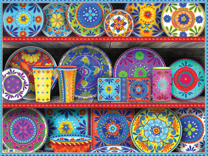 Ceaco - Tracy Flickinger - Fiesta! - 300 Oversized Piece Jigsaw Puzzle