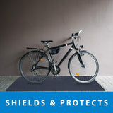 VersaTex Multi-Purpose Recycled Rubber Floor Mat for Indoor or Outdoor Use, Utility Mat for Entryway, Tool Bench, Garage, Under-Sink, Patio, and Door Mat; 36" x 60", Black VERSATEX