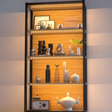 WOBANE LED Shelf Light, LED Closet Light Kit, 4PCS 20inch Pre-Cut Strip Bars, Designed for Shelves,Display Case, Bookshelf, in Cabinet Lighting, 2700K Warm White WOBANE