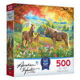 RoseArt - Abraham Hunter - Family Moment - 500 Piece Jigsaw Puzzle for Adults RoseArt
