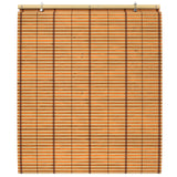 Red Lantern Burnt Bamboo Cordless Window Shade - Two-tone Honey, 24" Wide Red Lantern