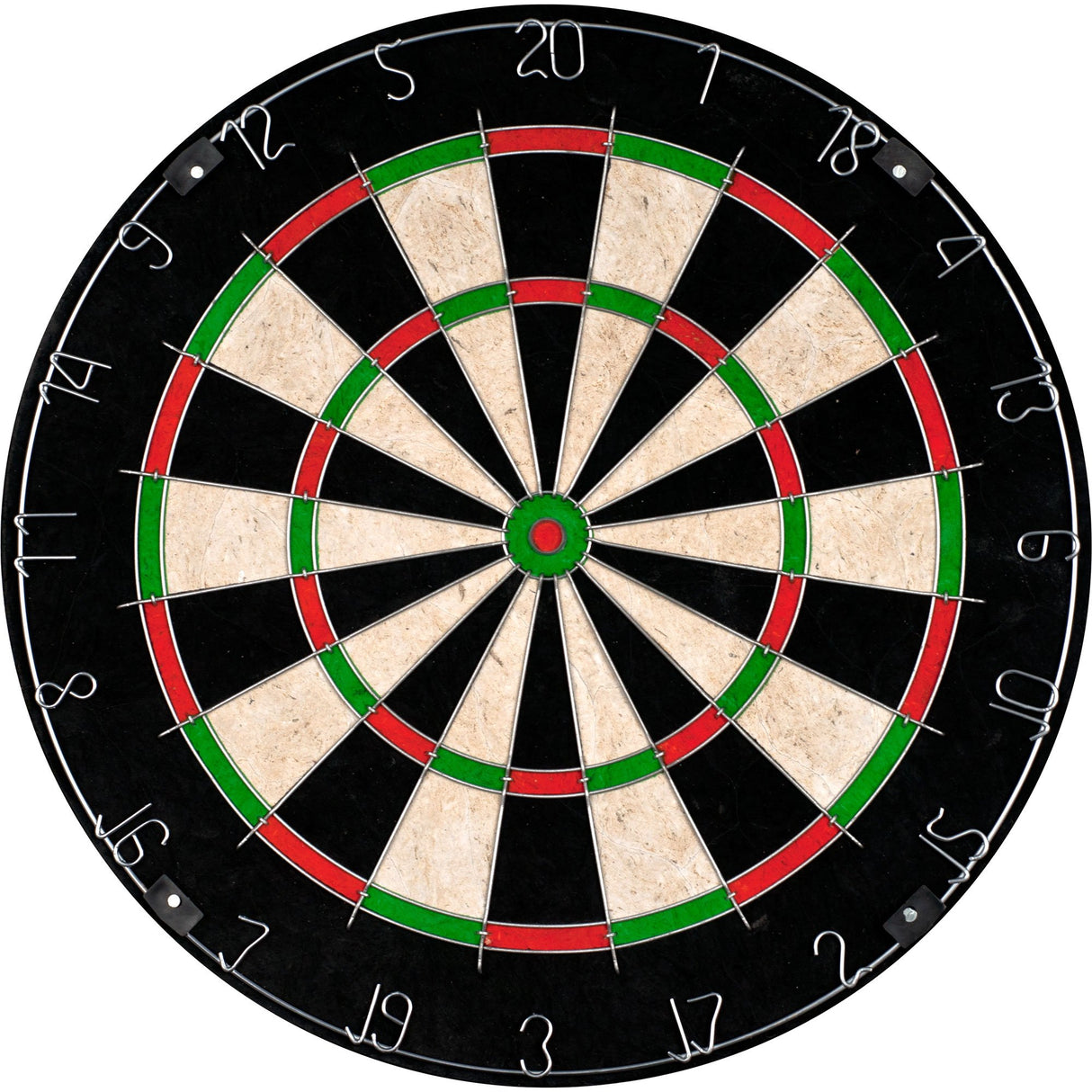 Bristle Dart Board, Tournament Sized Indoor Hanging Number Target Game for Steel Tip Darts- Dartboard with Mounting Hardware by Hey! Play! Hey! Play!