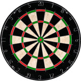 Bristle Dart Board, Tournament Sized Indoor Hanging Number Target Game for Steel Tip Darts- Dartboard with Mounting Hardware by Hey! Play! Hey! Play!