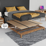 Greaton, Foldable Box Spring, Bunkie Board & Bed-Support Slats to Minimize height, Good for DayBed, TrundleBed, Bunkbed & Platform-Bed Frame, Easy Set Up, Bed Board for Under Mattress Support, 66 x 30 Greaton