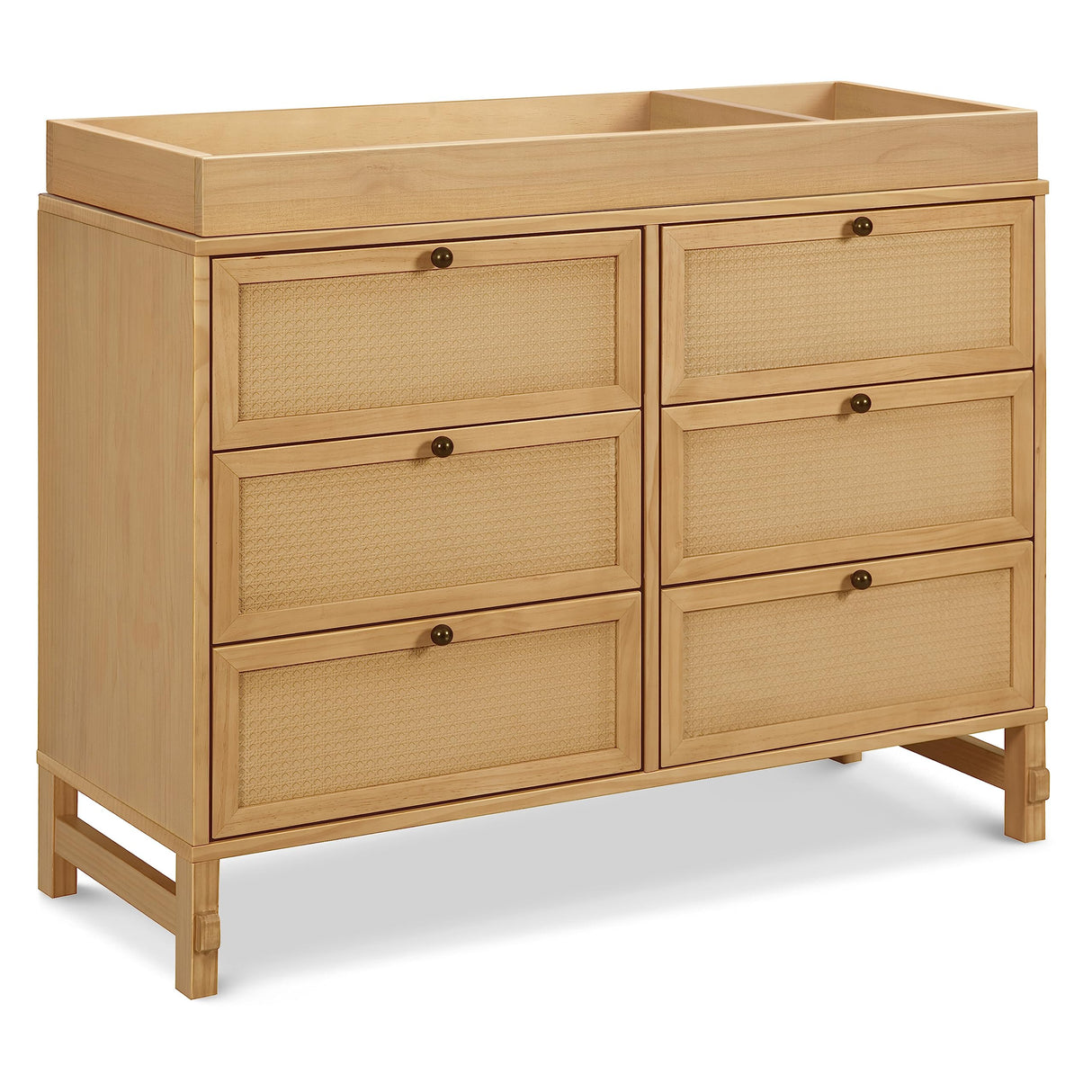 Davinci Margot 6-Drawer Dresser in Honey, GREENGUARD Gold Certified DaVinci