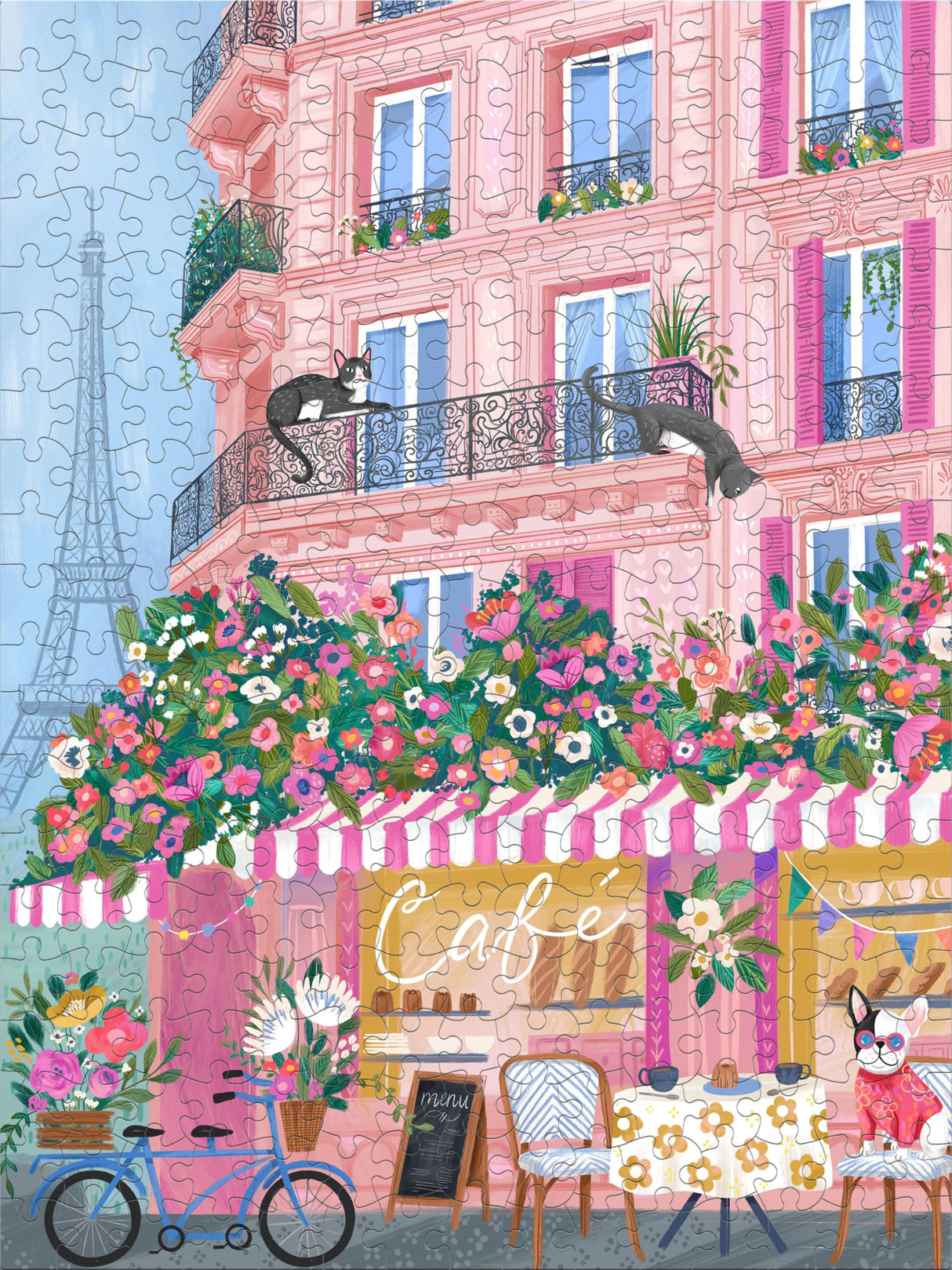 Ceaco - Paris Café - 300 Oversized Piece Jigsaw Puzzle Ceaco