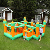Inflatable Bounce House Kids Obstacle Bouncy Castle for Outdoor Indoor INFLATEFLY