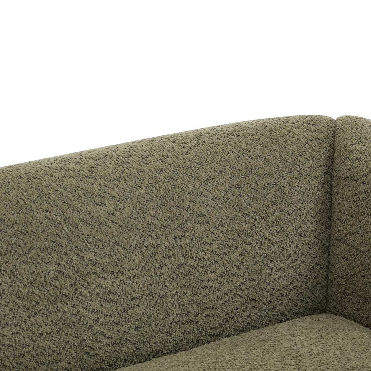 Christopher Knight Home Almab 82 Inches Sofa Couch, Cozy Boucle Upholstered 3-Seater Sofa, Wood Frame Couch, Comfy Couches for Living Room and Office, Modern Soft Plush Sofa, Olive Green Christopher Knight Home