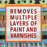 Smart 'n Easy Paint & Varnish Remover Gel - Do It Yourself Friendly Paint Remover - Strips Multiple Layers of Acrylic, Latex, Oil & Water-Based Paints & Varnishes - 32oz Safe 'n Easy