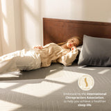 EGOHOME 10 Inch Full Memory Foam Mattress for Back Pain, Cooling Gel Mattress Bed in a Box, Made in USA, CertiPUR-US Certified, Therapeutic Medium Double Mattress, 54x75x10 Black MLILY