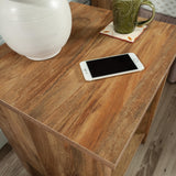 Sauder River Ranch Night Stand with Drawer, Farmhouse Nightstand, Sindoori Mango Finish Sauder