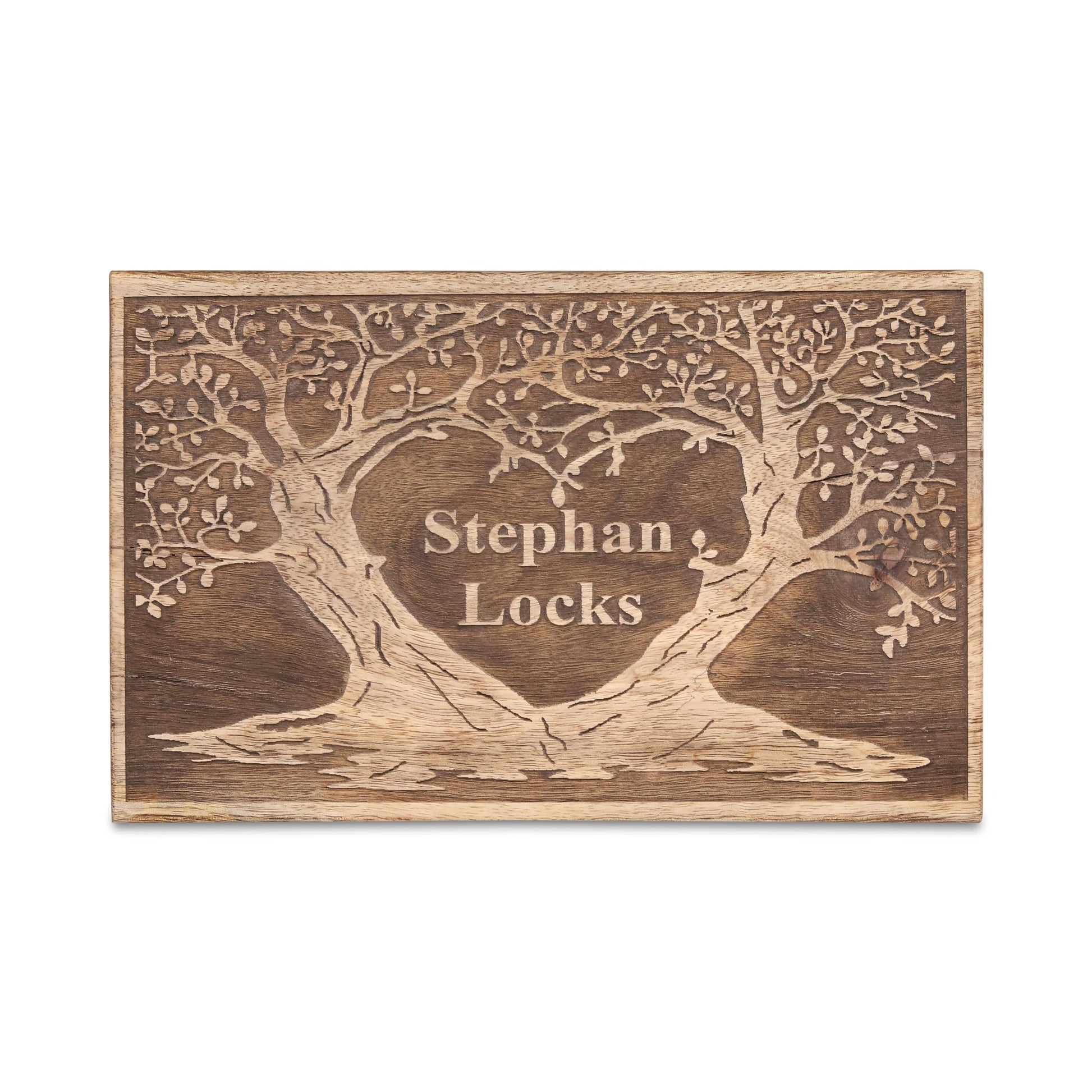 Personalized Handmade Wooden Box Funeral Cremation Urns for Human Ashes Adult Large - Burial Urns for Columbarium - Tree of Life Flying Bird (Large - - WoodArtSupply