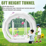 Inflatable Bubble Balloon House, Inflatable Tent Bubble House 10ft Dome 6ft Tunnel for Kids/Home/Wedding/Garden Party, Malls, Parks Event Exhibition, Clear Dome Balloon Garden Tent with Blower/Pump SUDOO