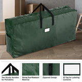 Storage Bag 65-Inch-Long with Handles and Zipper Closure for Moving Christmas Trees Clot Elf Stor