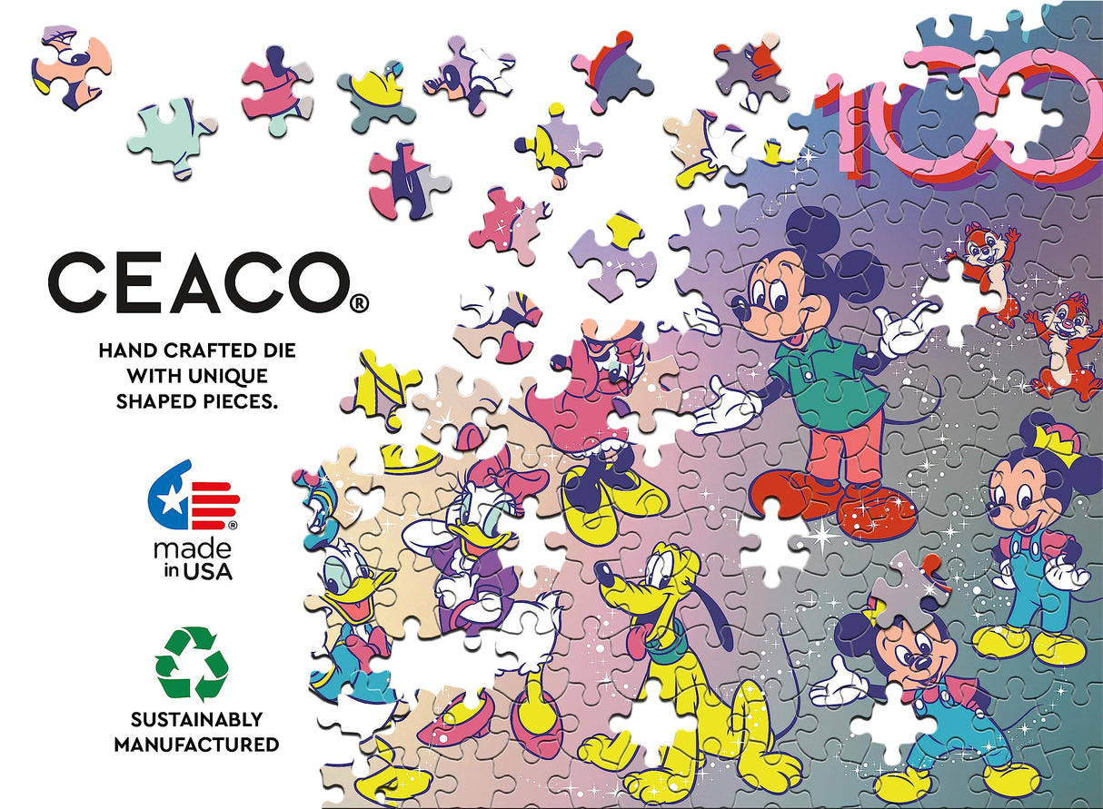 Ceaco - Disney's 100th Anniversary - 100 Years of Wonder - 200 Piece Jigsaw Puzzle Ceaco