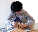 Wooden Catapult Kit - Medieval Toy Catapult Wood - STEM Catapult kit – snap Together Desk Sized Catapult Toy – boy Toys – Science kit – STEM Toys – Educational Toy - Birthday Gift ABONG