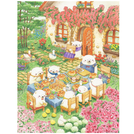 Pintoo Jigsaw Puzzles 500 Piece for Adults - ちっぷ - Pancake Party Beautiful Plastic Puzzle for Home Decor Zero Dust Easy Storage [H2922] Pintoo