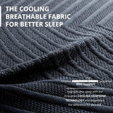 EGOHOME 14 Inch Twin Memory Foam Mattress for Back Pain, Cooling Copper Gel Bed in a Box, Foam Made in USA, CertiPUR-US Certified, Therapeutic Medium Firm, Daybed 38x75x14 Black MLILY