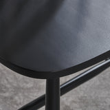 Christopher Knight Home Declan Farmhouse Cottage High Back Spindled Rubberwood Dining Chairs, 2-Pcs Set, Black Christopher Knight Home