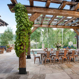 6x6 Post Base,Post Brackets(Inner Size 5.6"x5.6"),Black Powder-Coated Heavy Duty Steel Fence Post Anchor for Deck Porch Railing Fence Pergola Support(4 PCS)…… YVHFWOY