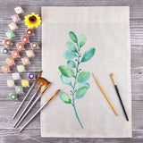 PLULON 12Pcs Blank Burlap Flags Sublimation Garden Flags 12Inch x 18Inch Burlap Garden Flag Yard Flag Banner Flag for Patio Garden Yard Outdoor Home Decorations PLULON