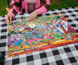 Horror Attack 1000-Piece Jigsaw Puzzle | Fun Brain Teaser, Toys & Games for Adults | 28 x 20 Inches Toynk