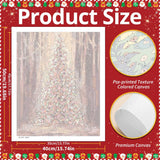 Christmas Paint by Numbers Kits for Adults - Painting by Numbers Kit Tree, Christmas Tree Adults Paint by Number Kits on Canvas Without Frame Oil Painting Acrylic Paints for Home Wall Decor 16X20 inch ajepon