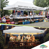 COBIZI 10x20 Pop up Canopy Without Sidewall Heavy Duty Commercial Outdoor Gazebo Easy Up Wedding Party Tents for Parties with Roller Bag, All Season Wind & Waterproof UPF50+(Upgrade Hexagonal Tube) COBIZI
