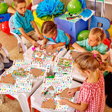 chiazllta 30 Packs Christmas Picture Frame Craft Kits for Kids, Xmas DIY Gingerbread Candy Craft Holiday Art Favor Home Class Game Activities for Kindergarten Preschool chiazllta